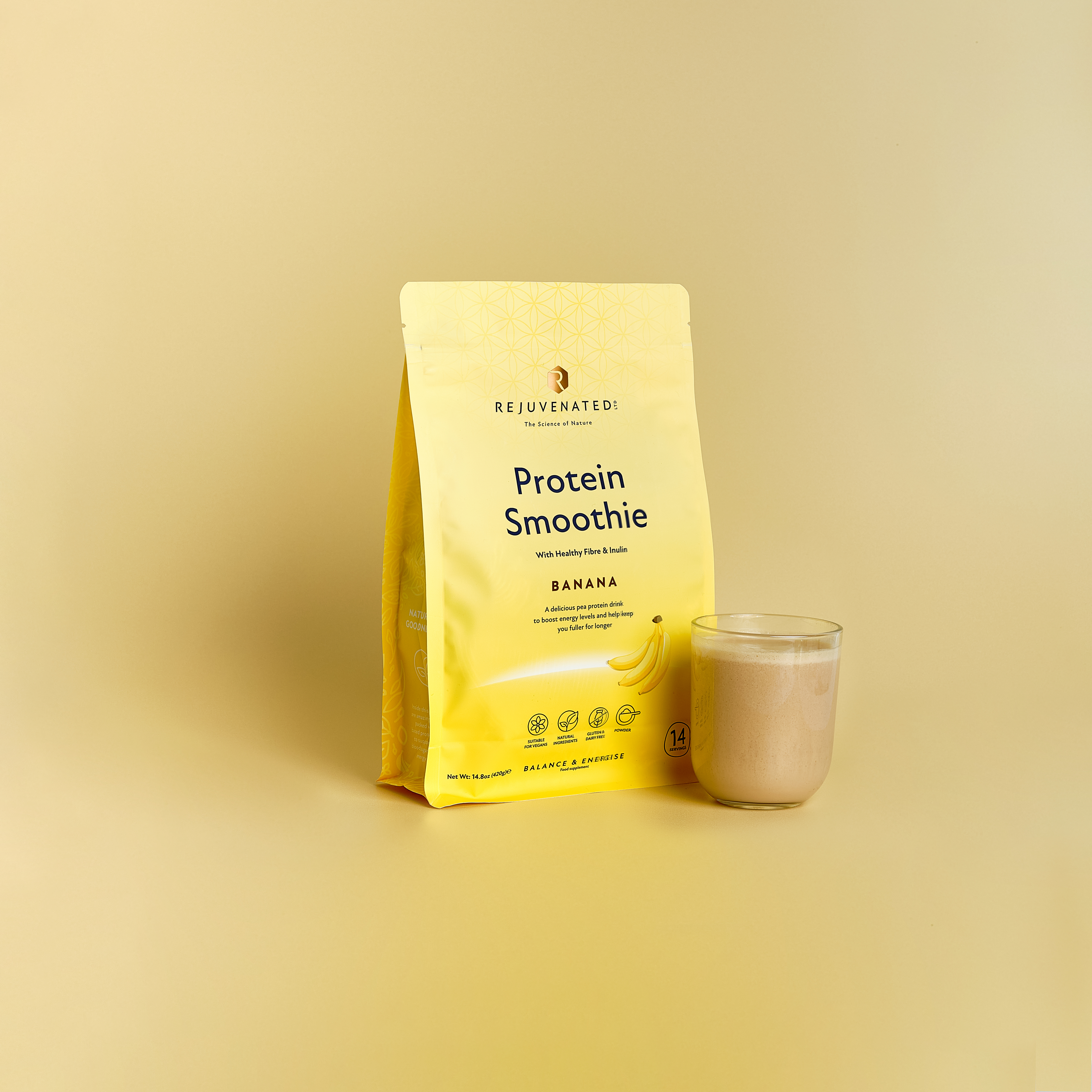Протеїновий смузі зі смаком банана Rejuvenated Protein Smoothie Banana
